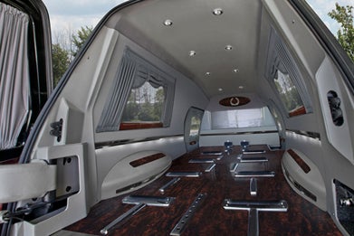 Cadillac XTS Hearse Interior